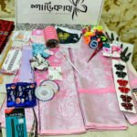 🩷 গোলাপি কাতান শাড়ি-প্রিমিয়াম ২৭টি গিফট কম্বো - Image 3