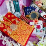 ❤️ লাল কাতান শাড়ি-প্রিমিয়াম ২৭টি গিফট কম্বো